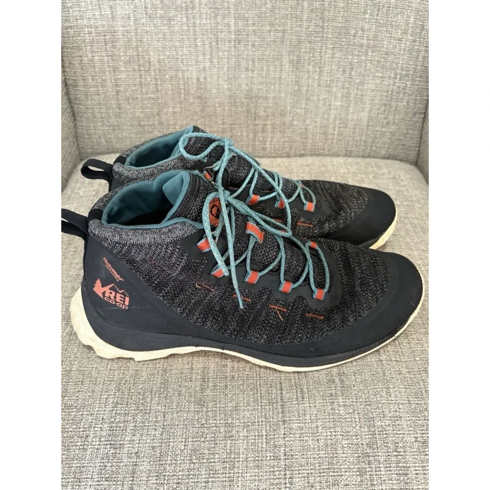 REI Co-Op Hydro‎ Walk Men's Lightweight Hiking Boots Black Sz 12